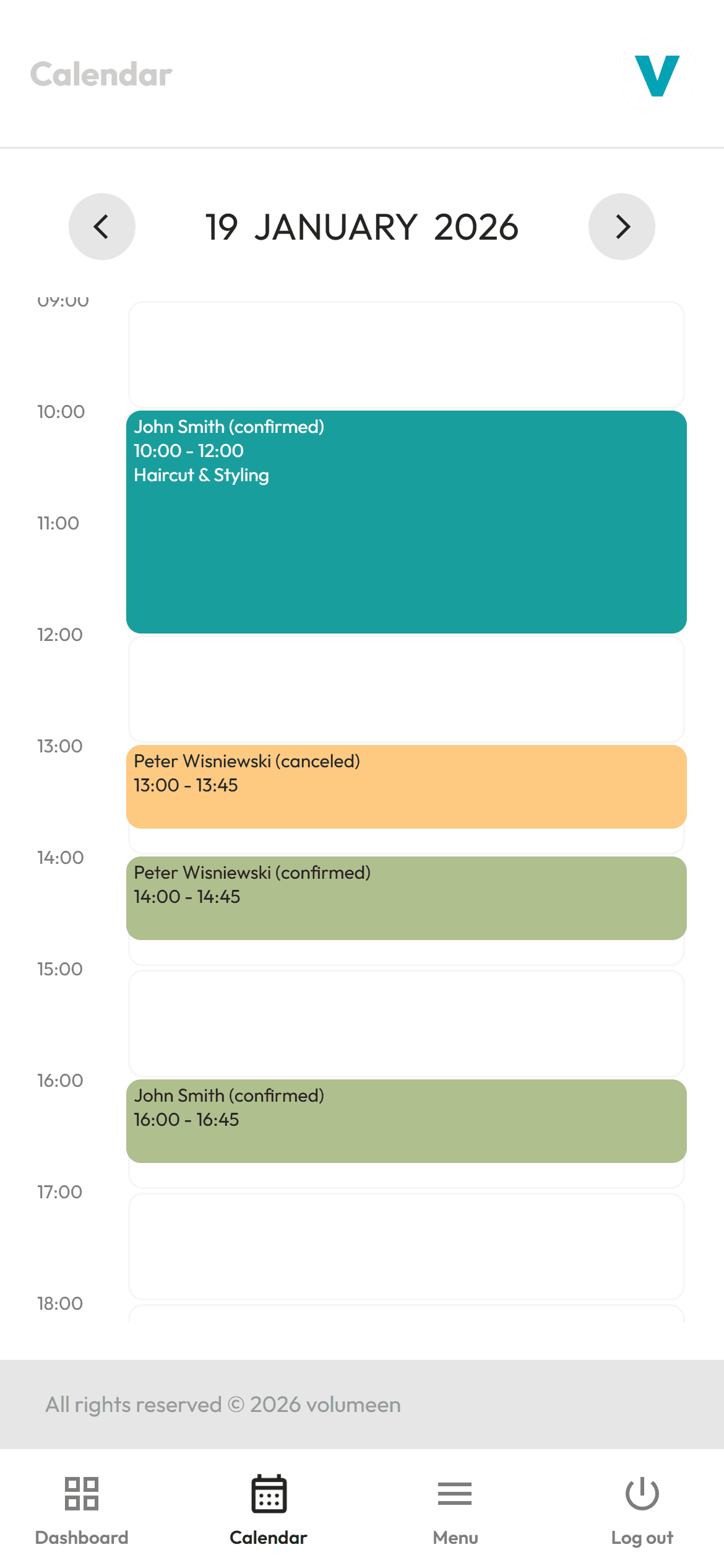 Calendar Mobile